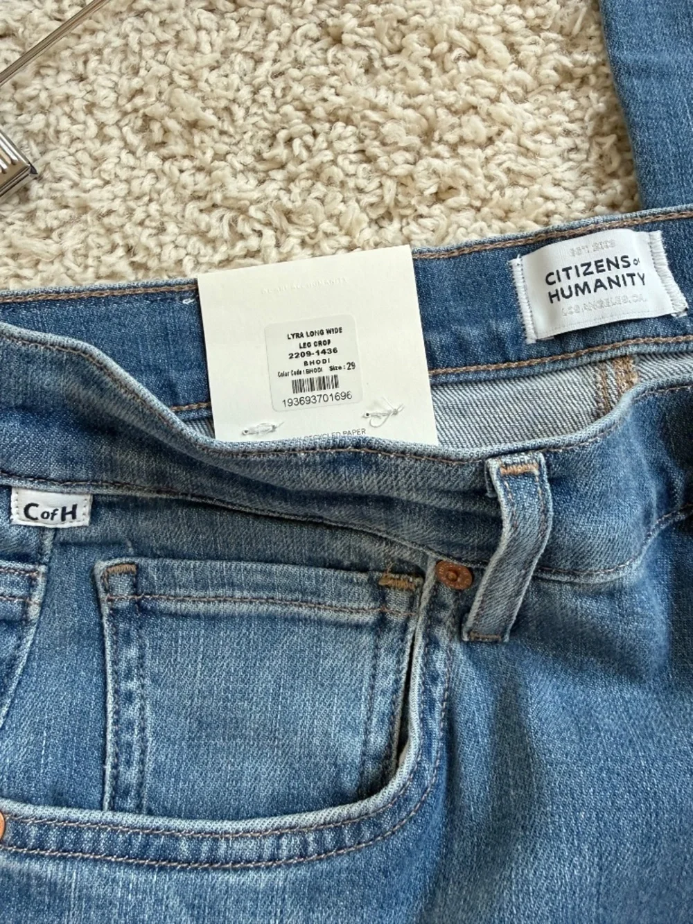 NWT Citizens of Humanity Lyra Long in Bhodi Size 29